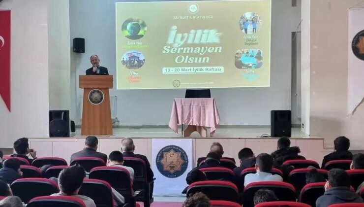 Bayburt’ta İyilik Haftası Konferansı Düzenlendi