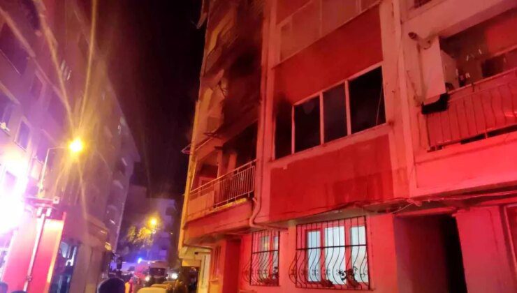 Bursa’da Apartman Dairesinde Yangın Paniği