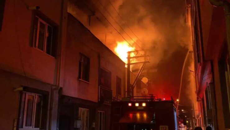 Bursa’da apartmanda yangın! Patlamalar meydana geldi