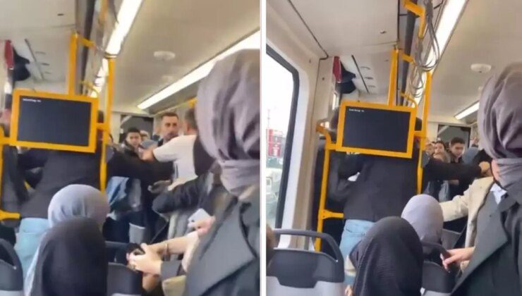 Bursa’da metroda kavga çıktı! O anlar kameralarda