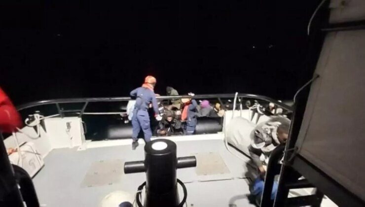 Çeşme Açıklarında 32 Düzensiz Göçmen Yakalandı