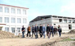 Düzce Valisi, Yeni Ortaokul İnşaatlarını İnceledi