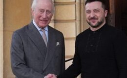 İngiltere Kralı Charles, Zelenskiy’yi kabul etti