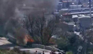 İzmir’de Gecekonduda Yangın Paniğe Neden Oldu