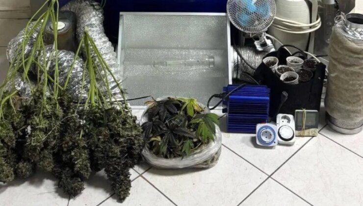 İzmir’de Uyuşturucu İmalathanesi Baskını: 2 Gözaltı