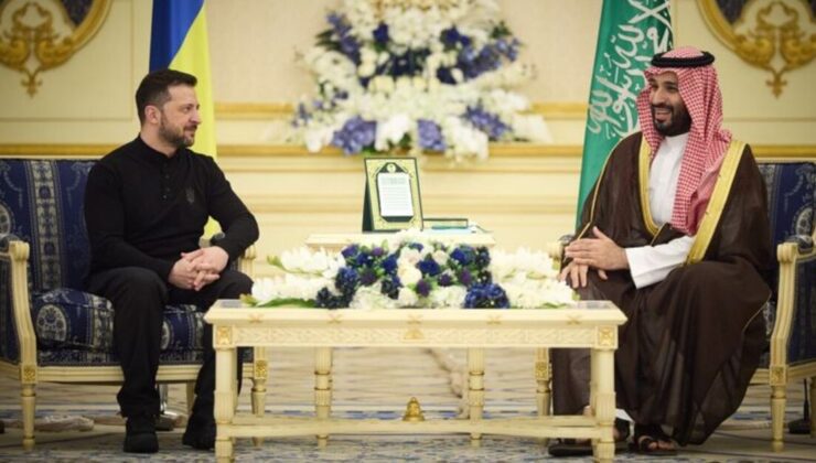 Prens bin Selman, Zelenskiy ile görüştü