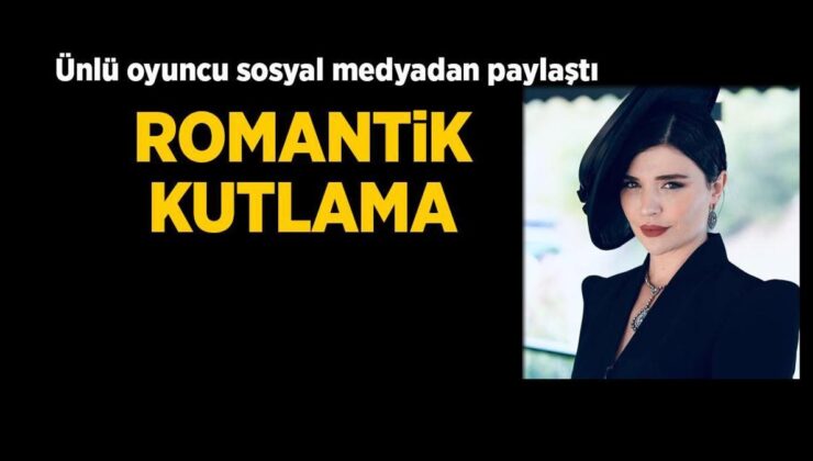 Romantik kutlamada büyük sürpriz! Gonca Vuslateri kızı Asya'yı paylaştı