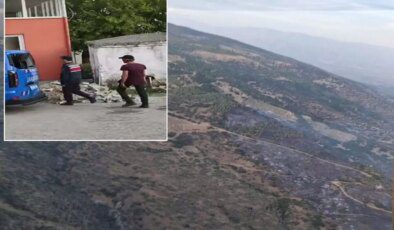 Büyük sorumsuzluk! Bahçedeki ateş ormanı yaktı