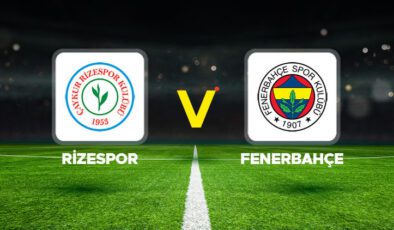 Canlı Anlatım: Çaykur Rizespor Fenerbahçe (Süper Lig maçı)