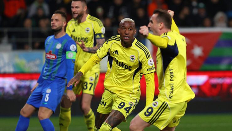 Çaykur Rizespor 2-5 Fenerbahçe (Süper Lig maçı özeti)