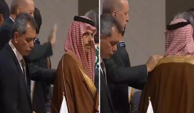 Cumhurbaşkanı Erdoğan, Suudi Arabistan Dışişleri Bakanı El Suud ile sohbet etti