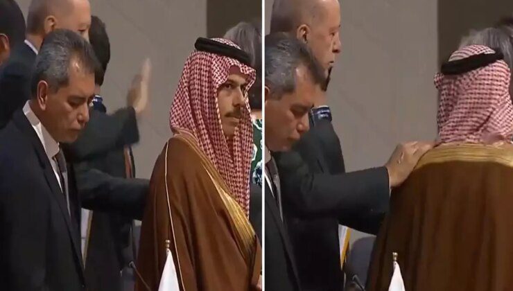 Cumhurbaşkanı Erdoğan, Suudi Arabistan Dışişleri Bakanı El Suud ile sohbet etti