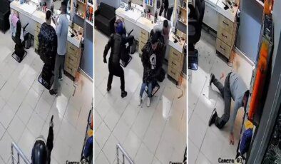 Dükkana girip berbere kurşun yağdırdı! Dehşet anları kamerada