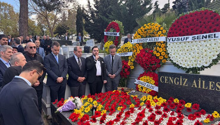 Galatasaray’ın eski başkanı Mustafa Cengiz, kabri başında anıldı