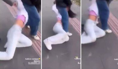 Görüntü maalesef Türkiye’den! Sokak ortasında 14 yaşındaki kıza yapılanlara bakın