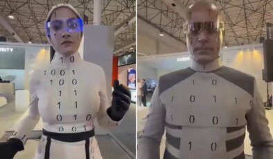 İran’ın "insanı robotları" fuara damga vurdu! Gerçek ortaya çıkınca alay konusu oldu