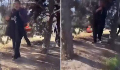 Mide bulandıran iddia! Kamerayı görünce apar topar kaçtılar