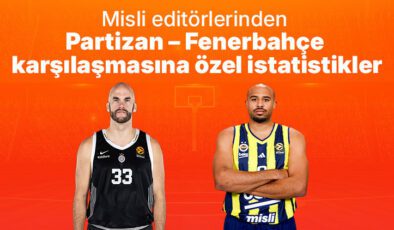 Misli editörlerinden Partizan – Fenerbahçe karşılaşmasına özel istatistikler