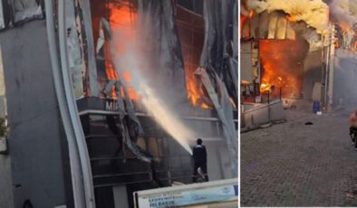 Parfüm deposunda yangın faciası: 6 ölü!