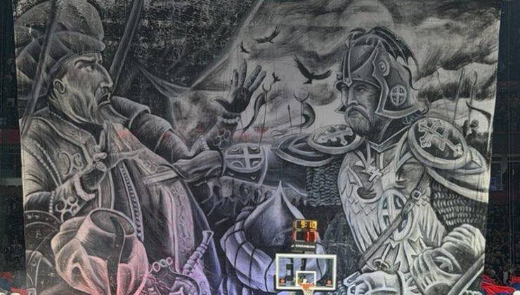 Partizan maçındaki skandal pankarta şartlı ceza!