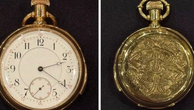 Titanic faciasından kalan altın cep saati rekor fiyata alıcı buldu