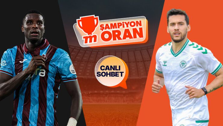Trabzonspor, Konyaspor’u konuk ediyor! Maçın heyecanı canlı sohbet ve Şampiyon Oranlar ile Misli’de