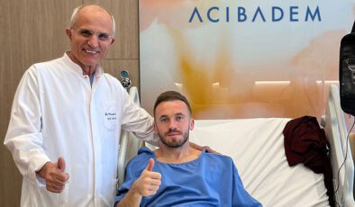 Trabzonsporlu Edin Visca ameliyat oldu