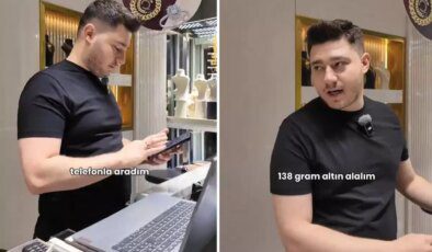 138 gram altın için telefonda pazarlık eden vatandaşa, dükkana gelince büyük şaşkınlık yaşadı