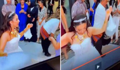 Düğünden bir yıl sonra ortaya çıkan görüntü pes dedirtti