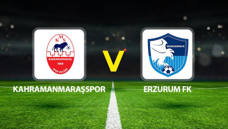 Kahramanmaraşspor – Erzurumspor FK maçı ne zaman saat kaçta, hangi kanalda?