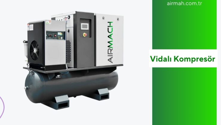 Airmach Endüstriyel Çözümler İçin Vidalı Kompresör Modellerini Kullanıcılarla Buluşturuyor