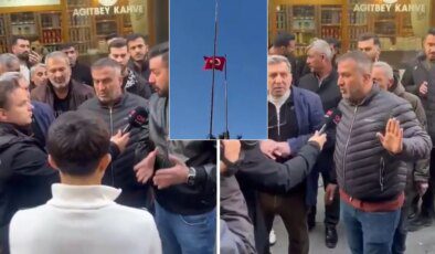 Bayrak indirme olayı sonrası ayağa kalkan ilçe: Bize mal etmesinler