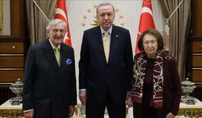 Erdoğan, Rahmi Koç ve Semahat Arsel’i kabul etti
