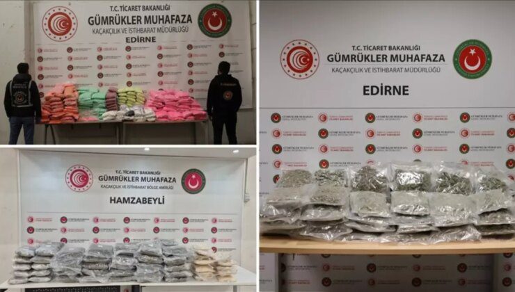 Gümrükler Muhafaza ekipleri zehir tacirlerine göz açtırmadı