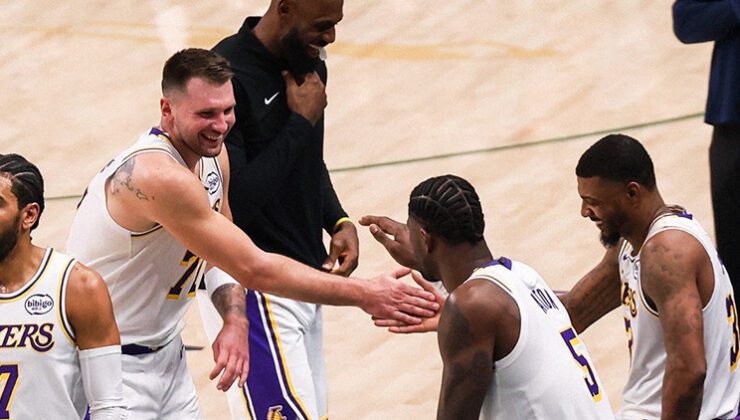 Luka Doncic 33 sayı attı! Lakers deplasmanda kazandı