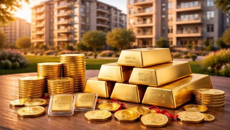 Altın uçtukça konut iştahı da kabardı