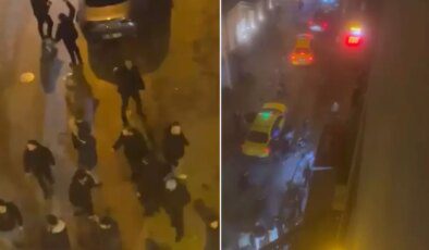 Beyoğlu’nda kabus dolu gece! Sokaklar fena karıştı
