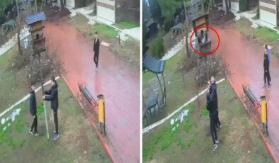 Bunlar nasıl çocuk? Görüntüyü izleyenler emniyeti etiketledi