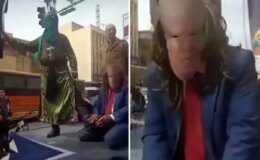 İran’da Trump’ı kızdıracak mizansen: Sahneye çıkarıp başını kestiler