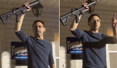 İsrail resti hayatını kabusa çevirdi: Bizi tehdit ederseniz, sizi AR-15 ile vuracağız