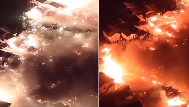 Ülke cehennemi yaşadı! Yüzlerce ev dakikalar içinde küle döndü