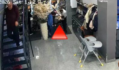 Yürekleri ağza getiren anlar! Şefin hızlı müdahalesi bebeği kurtardı