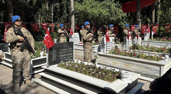 Edirne, Tekirdağ ve Kırklareli’de 15 Temmuz şehitleri anıldı