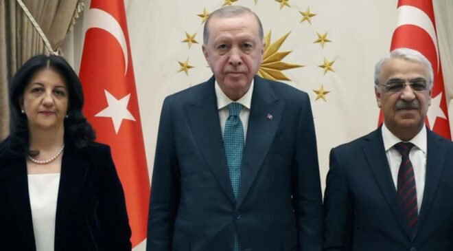 Cumhurbaşkanı Erdoğan, bugün saat 16.00’da DEM Parti İmralı heyetini kabul edecek