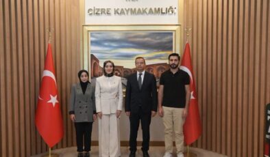 T3 Vakfı Şırnak İl Sorumlusu Asan, Kaymakam Baycar’ı ziyaret etti