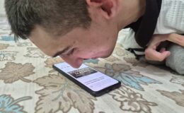 Burnu ile cep telefonu kullanan ‘serebral palsili’ Osman’ın hedefi kitap yazmak