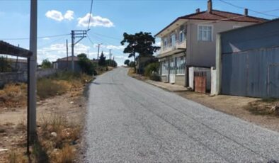 Edirne’de köy yollarında 11,5 kilometrelik sathi kaplama tamamlandı