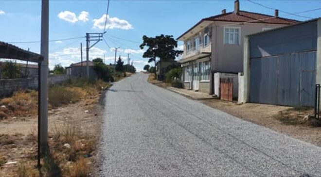 Edirne’de köy yollarında 11,5 kilometrelik sathi kaplama tamamlandı