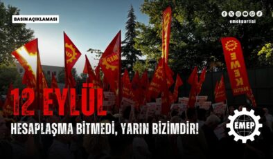 EMEP Genel Başkan Yardımcısı Tüzel: “Saray rejimi ülke ve halk üzerinde bir yüktür
