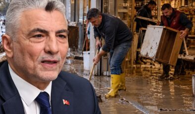 Bakan Bolat İstanbul’da selden etkilenen esnafa 80 milyon TL nakdi destek açıkladı
